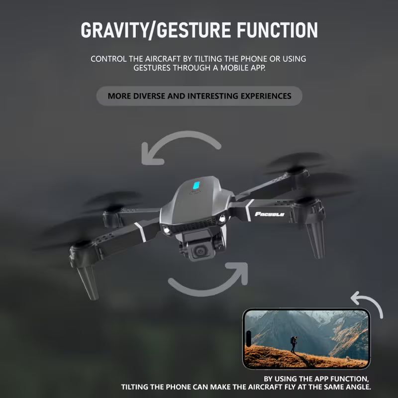 FACEGLE E88 Optical Flow Drone - 360° Spinning (10007842) - Electromann SA