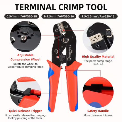 352pcs Waterproof Electrical Wire Connector 1/2/3/4 Pin Kit - Electromann SA