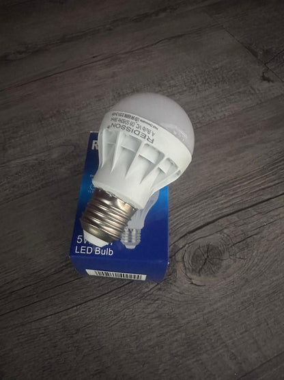 REDISSON 220v AC 5Watt E27 (Screw Type) 6500K LED Bulb (10008157) - Electromann SA