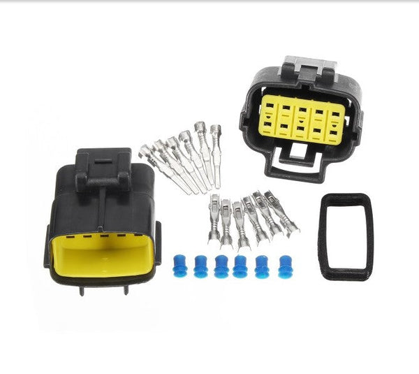 Buy the 5X 10 Pin Waterproof Electrical Connector Plug - Durable and Waterproof