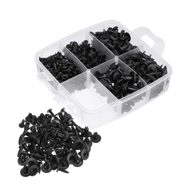 630 pcs 16 Types Plastic Car Body Push Pin Fastener Clip Kit