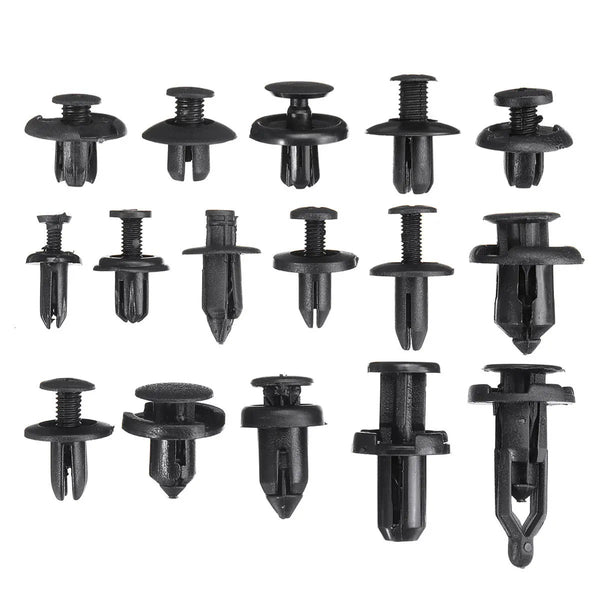 630 pcs 16 Types Plastic Car Body Push Pin Fastener Clip Kit