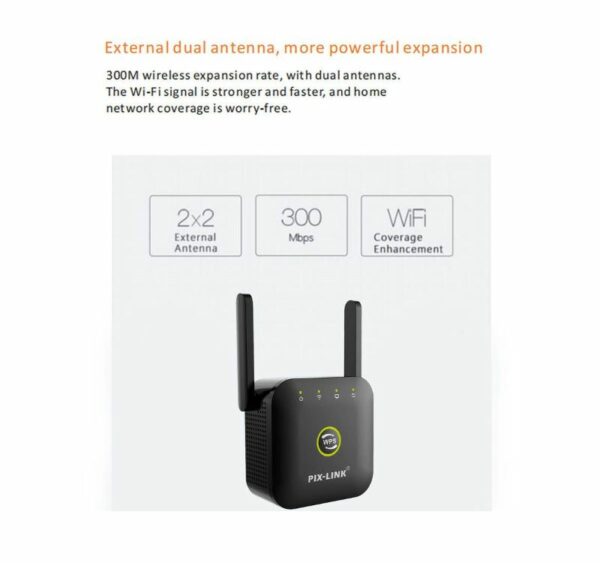 XF0783 Pix-Link 2.4ghz Wifi Repeater