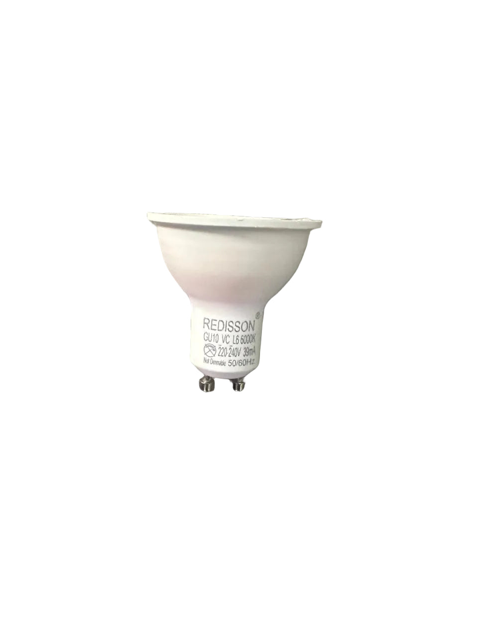 REDISSON GU10 6Watt 240vAC 6000k (Cool White) LED Downlight Bulb - Versatile Lighting Solution  (10007539)