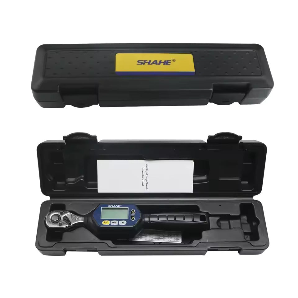 Shahe Mini Torque Wrench 1/4" with Bidirectional Ratchet Head - Electromann SA