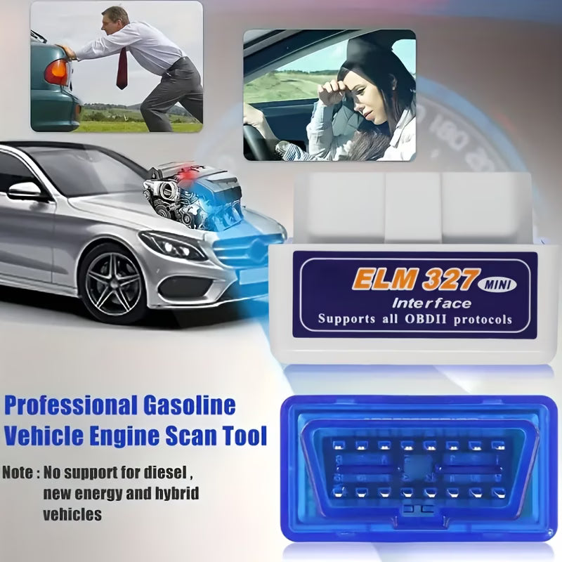 MINI ELM327 Bluetooth OBD2 Hardware V2.1 (50000252) - Electromann SA