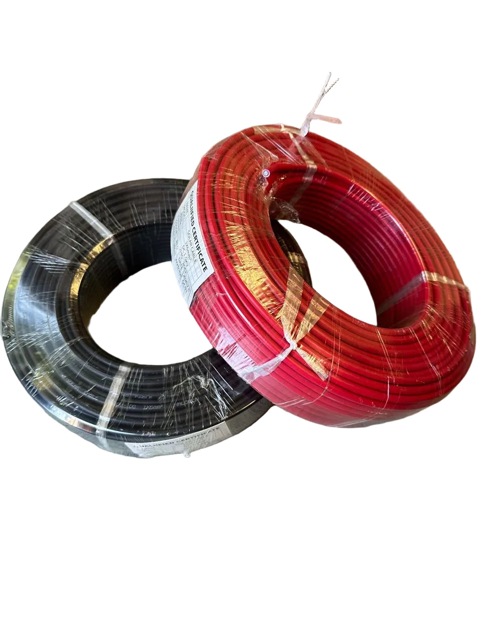 6mm Solar Aluminum Flexible Power Wire - Black - Electromann SA