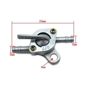 6mm Inline Fuel Tap Valve for Generators, Pit Bikes etc