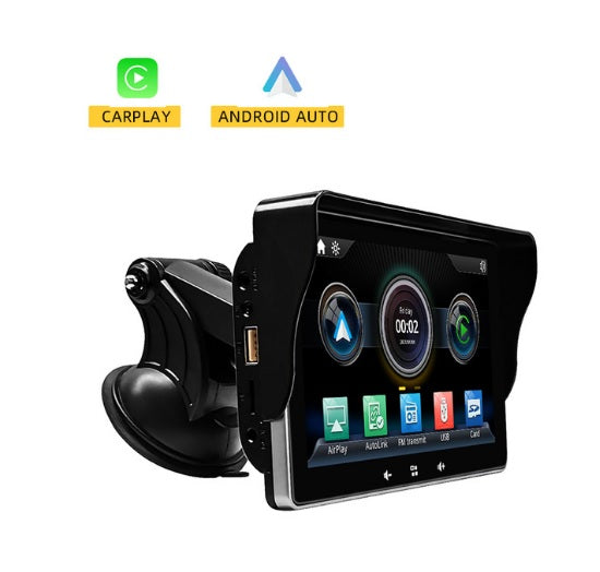 Universal 7inch Car Multimedia Radio and Video Player with Wireless Carplay and Android Auto - Upgrade Your Car's Entertainment System