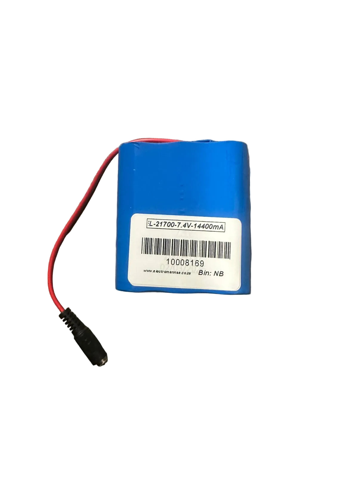 14400mAh 7.4v Lithium 21700 Cell Battery (10008169) - Electromann SA