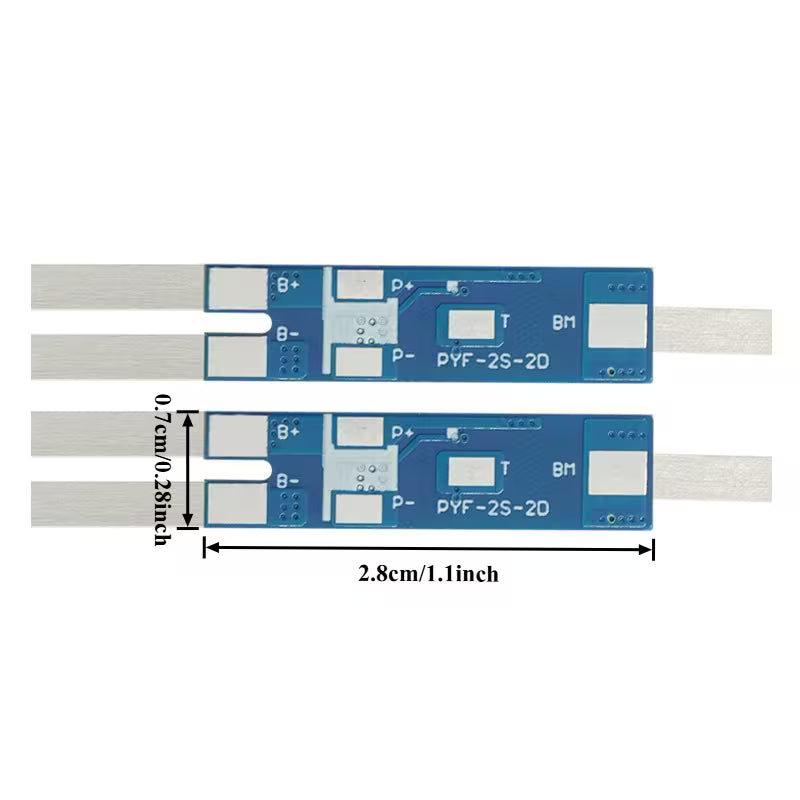 1pcs 2 Strings of 7.4V Polymer Lithium Battery BMS (10008399)