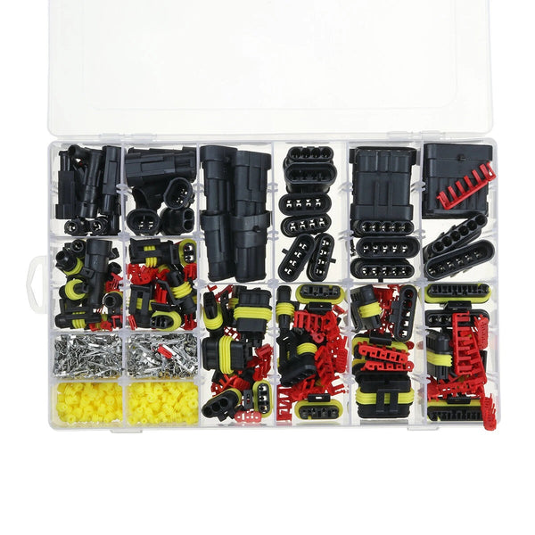 708pcs Electrical Connector Plug 1-6 Pin Kit