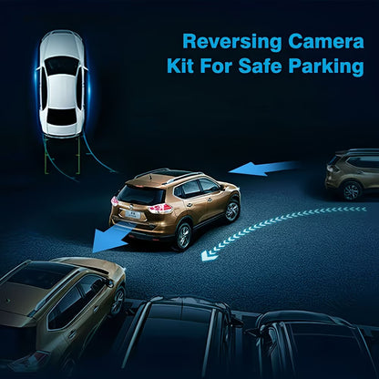 Car Rear View Camera EU European License Plate Frame Waterproof Night Vision LED light (10005069) - Electromann SA