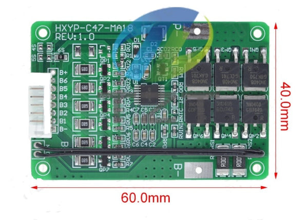 7S 29.4v 20Amp BMS for 18650 Li-ion Batteries