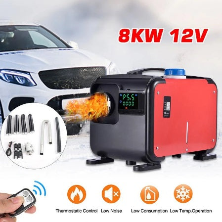 8000W 12V Diesel Powered Portable Home/Workshop/Car/Bus/Truck Heater System