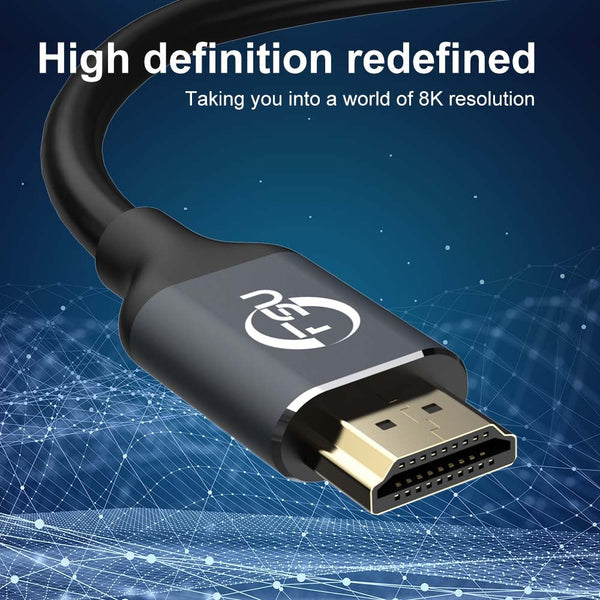 FSU 2m 2.1 Cable 8k/60Hz 4K/120HZ 48Gbps HDMI Cable