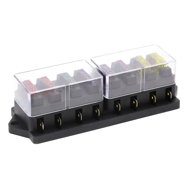 8Way Car Blade Fuse Box with Fuses