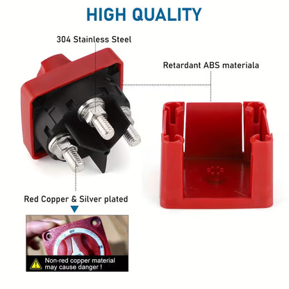 M-Series 12-32V 100-300A Mini Isolator Switch (10000866) - Electromann SA