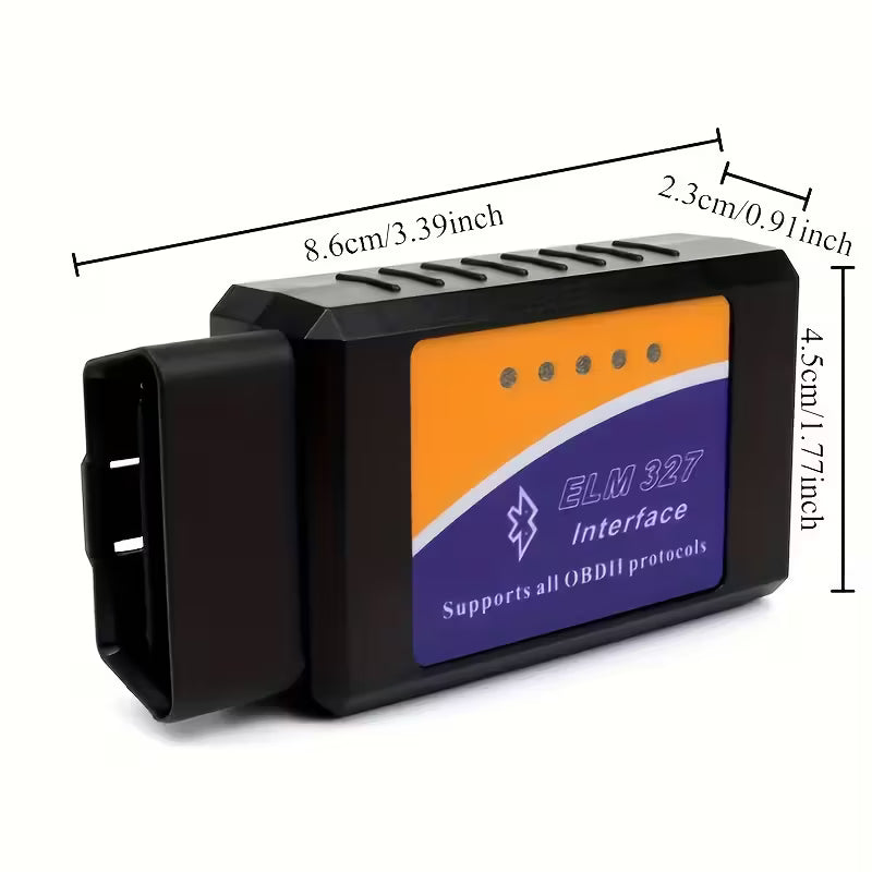 ELM327 Bluetooth OBD2 Vehicle Diagnostic Adapter - Electromann SA