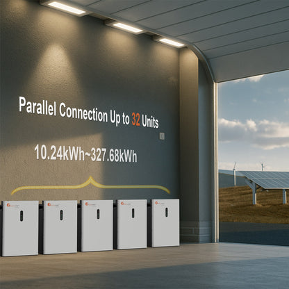 Felicity Solar 10.24kWh 48V 200Ah LiFePO₄ Floor/Wall Mount Lithium Battery (LPBA Series) (10008419)