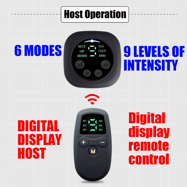 9-Level EMS Electric Foot Massager Pad