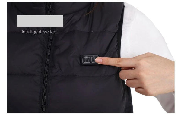 Stay Warm and Stylish with the 9 Zone USB Electric Heated Thermal Jacket