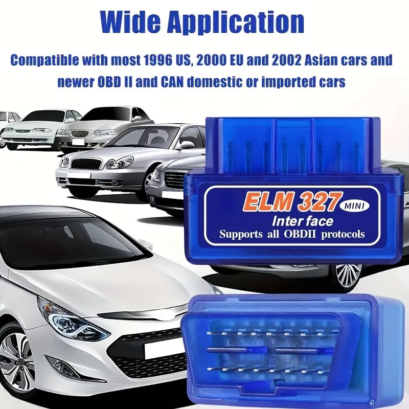 MINI ELM327 Bluetooth OBD2 Hardware V2.1 (50000252) - Electromann SA