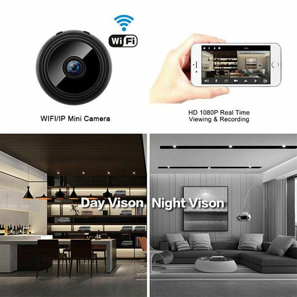 A9 1080P HD Mini Wireless WIFI IP Camera DVR - Compact and Versatile Surveillance Device with Remote Access and Night Vision