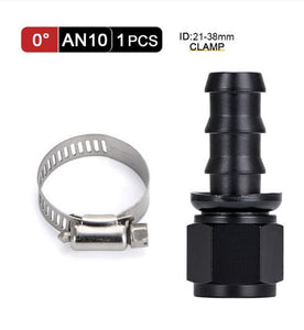 Universal AN10 Push-on Straight Reusable Hose End Fittings