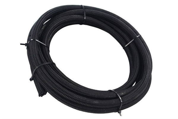 Premium AN6 Black Racing Hose Fuel Oil Line Kit for Racing Enthusiasts