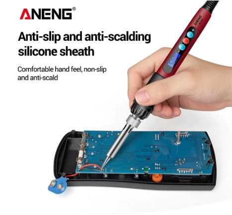 12pc ANENG SL103 Digital Electric Soldering Kit