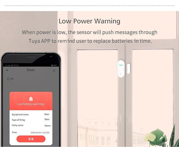Tuya Smart Wifi Door/Window Sensor Detector