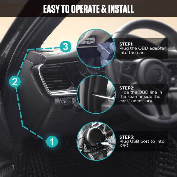 AUTOOL X60 OBD II HUD Head Up Display