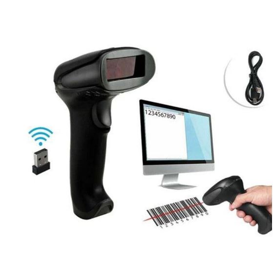 Andowl Q-A203 Wireless Rechargeable Barcode Scanner