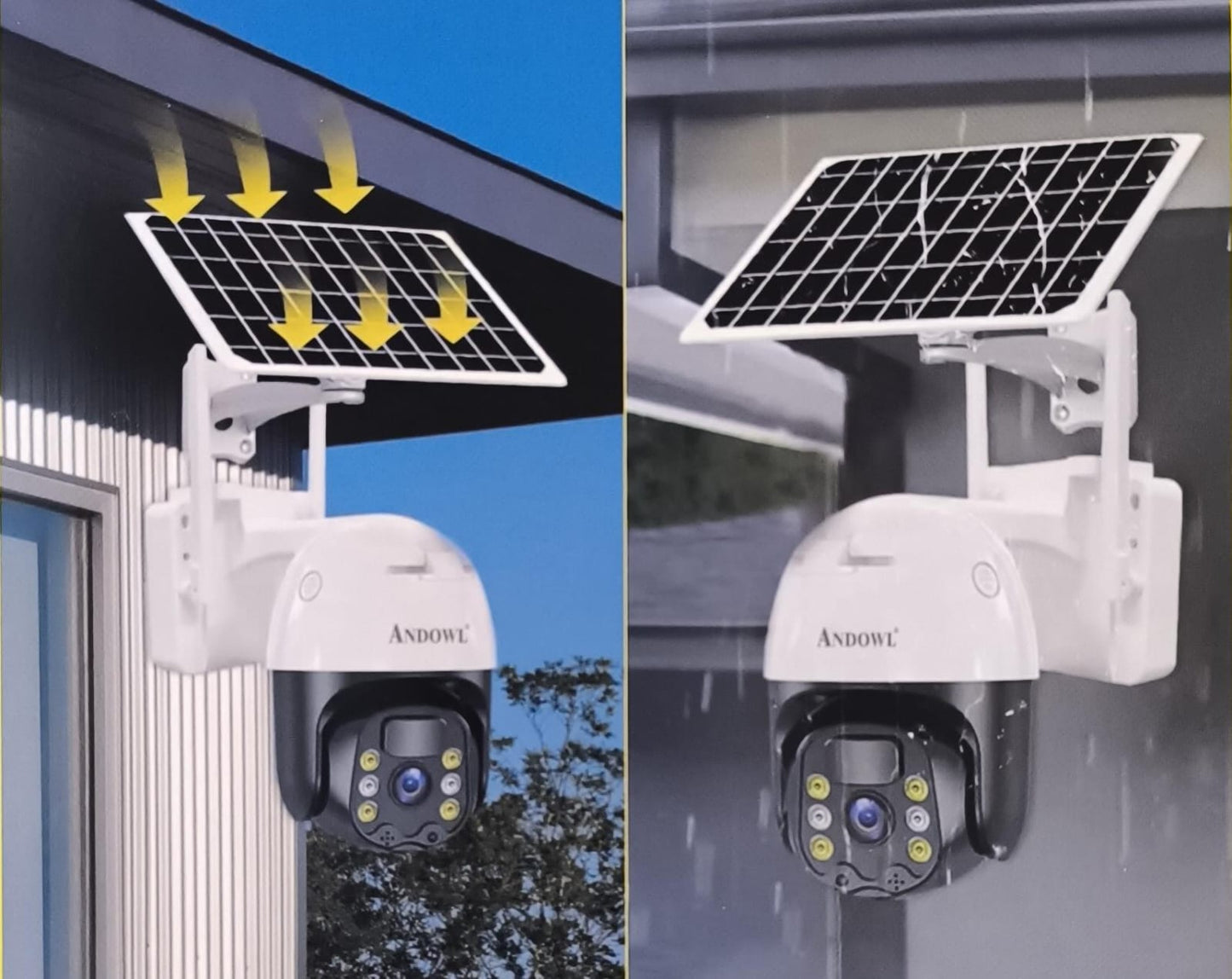 Andowl G939 IP66 8K 4G Sim Smart Surveillance Camera with Mobile Phone App (10007673) - Electromann SA