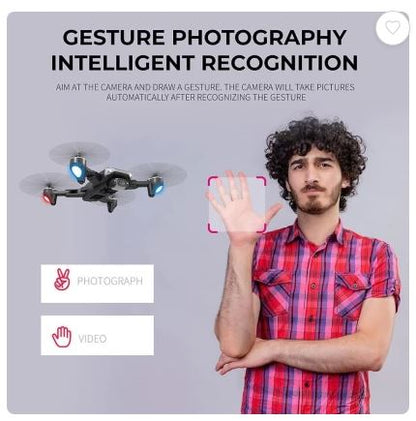 Andowl SKY-90 Dual 4K HD Camera Wifi Foldable Drone (10007752) - Electromann SA