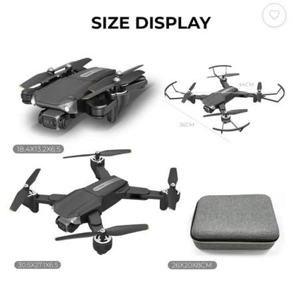 Andowl SKY-90 Dual 4K HD Camera Wifi Foldable Drone (10007752) - Electromann SA