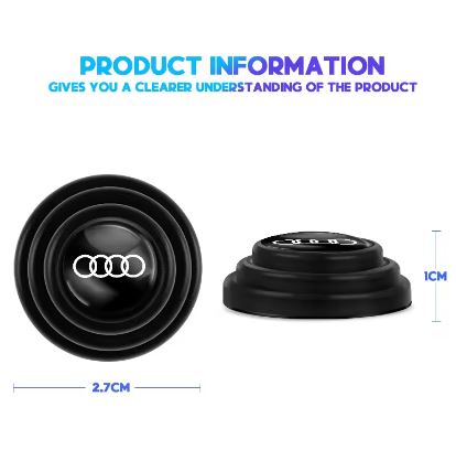 4Pcs Car Door Anti-Shock Pads for Audi Vehicles