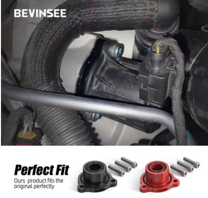 BEVINSEE Atmospheric Diverter Valve Spacer for VW Golf MK7 Jetta Passat Audi A3 A4 A5 TT