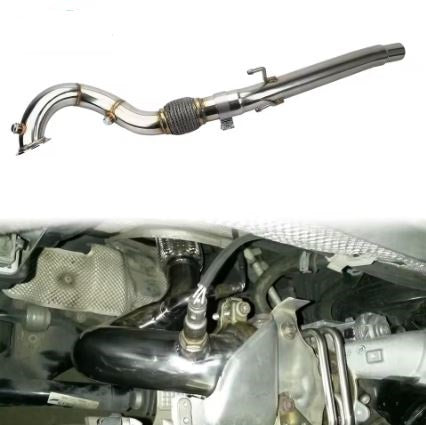 2.5 duim Catless downpipe vir EA211 1.4T enjins VW Golf MK7/Audi A3 