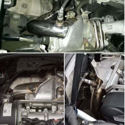 2.5inch Catless Downpipe for EA211 1.4T Engines VW Golf MK7/Audi A3