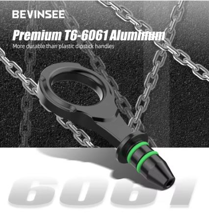 BEVINSEE Oil Dipstick Handle for Audi VW EA888 Gen3 1.8/2.0L Engines