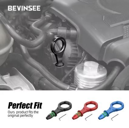 BEVINSEE Oil Dipstick Handle for Audi VW EA888 Gen3 1.8/2.0L Engine