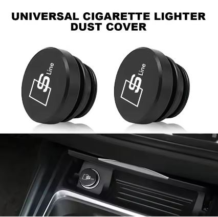 Cigarette Lighter Cover Cap Aluminium Alloy Waterproof Dustproof for Audi S-line Models