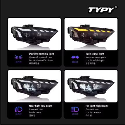 TYPY Car Lights For Audi A3 Headlight 2017-2020 LED Projector Headlights DRL Sequential Turn Siganl Car Accessories