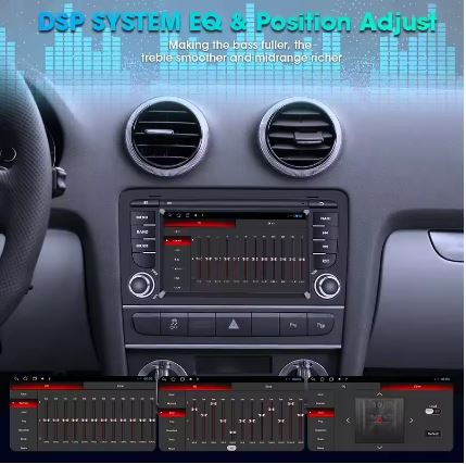 Srnubi Android 12 Carplay Car Radio for Audi A3 8P 2003 - 2011 S3 RS3