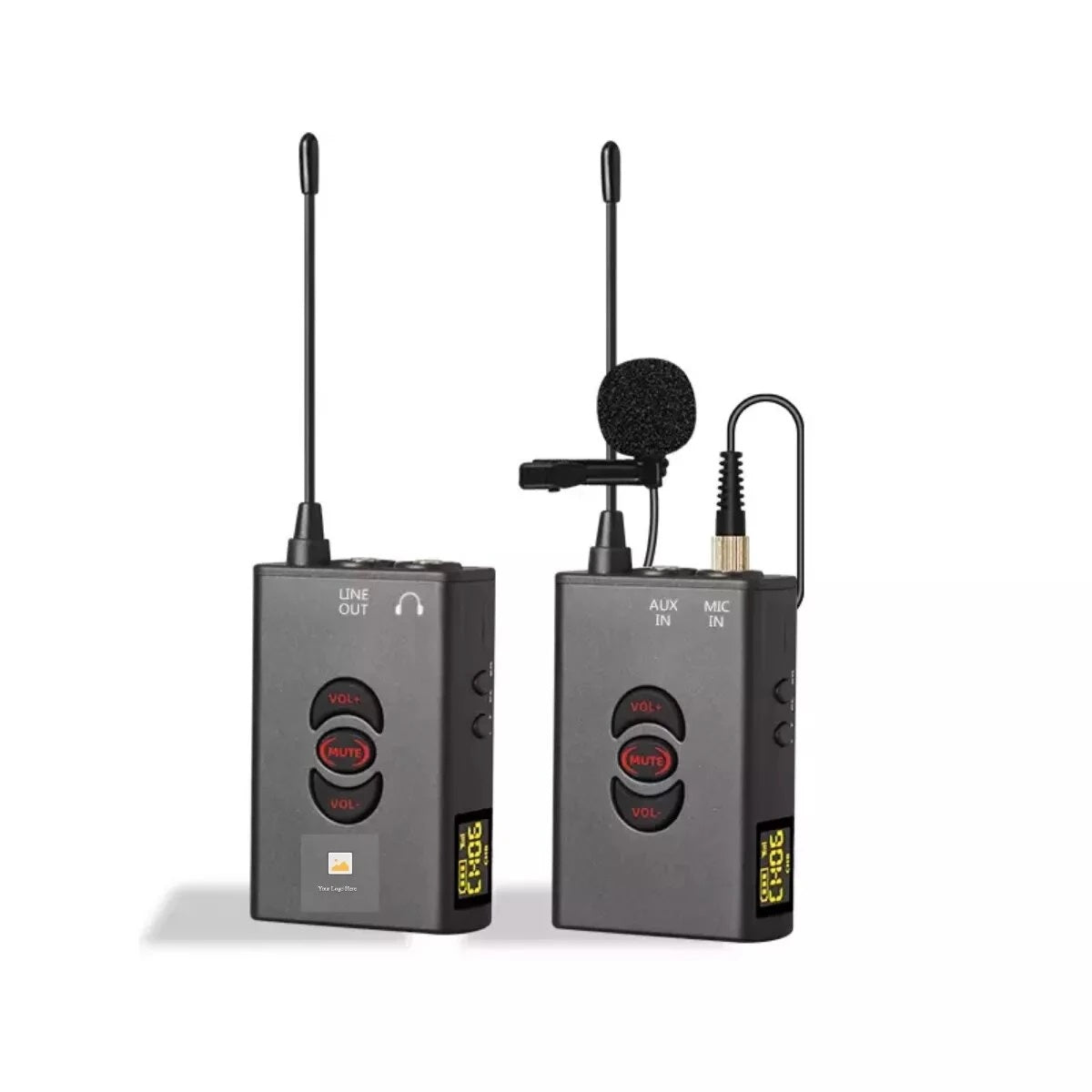 BAOBAOMI TF-105 Professional UHF Wireless Frequency Lavalier