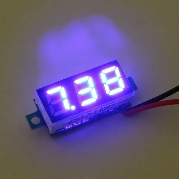 BLUE Led 0.28 Inch DC 2.5V-30V Mini Digital Volt Meter