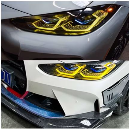 Plug and Play LED Module Yellow DRL Angel Eyes For BMW G80/G82/G83/G22/G23/G26 M3/M4 - Electromann SA