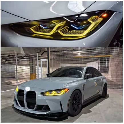 Plug and Play LED Module Yellow DRL Angel Eyes For BMW G80/G82/G83/G22/G23/G26 M3/M4 - Electromann SA